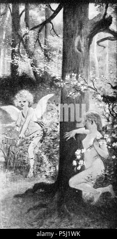 N/A. Français : Les Quatre Saisons : le Printemps . 1901. Adolphe Willette (1857-1926) nomi alternativi Léon-Adolphe Willette; Adolphe Léon Willette; Leon Adolphe Willette; Adolphe Willette Leon; Léon Adolphe Willette; Leon-Adolphe Willette; Willette Descrizione pittore francese, caricaturista, litografo e illustrator Data di nascita e morte 30 Luglio 1857 4 febbraio 1926 Luogo di nascita e morte Châlons-en-Champagne Parigi competente controllo : Q365874 VIAF:22150271 ISNI:0000 0000 6641 1591 ULAN:500015711 LCCN:nr94005433 Aprire Libreria:OL6384292A WorldCat 62 Adolphe Willette - Les Quatre Foto Stock