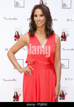 Londra, Regno Unito. 26 GIU, 2018. Andrea McLean: Le confessioni di una donna in menopausa - Book Launch Party, Devonshire Club, London REGNO UNITO, 26 giugno 2018 il credito: ricco di oro/Alamy Live News Foto Stock