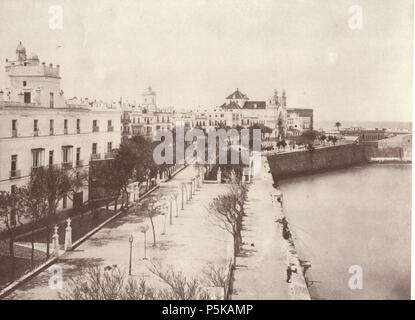 N/A. Español: Alameda de Cádiz. La Iglesia del Carmen al fondo. Siglo XIX. Xix secolo. Jean Laurent (1816-1886) nomi alternativi Jean Laurent, Juan Laurent, Jean Laurent y Minier, Laurent Descrizione fotografo francese attivo in Spagna Data di nascita e morte 23 Luglio 1816 24 Novembre 1886 Luogo di nascita e morte Garchizy, Nevers Francia Madrid periodo di lavoro seconda metà del XIX secolo in posizione di lavoro la Francia e soprattutto Spagna competente controllo : Q558371 VIAF:56885453 ISNI:0000 0001 2026 3797 ULAN:500115189 GND:119287307 SUDOC:085595241 72 AlamedaCadiz Foto Stock