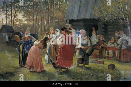 N/A. Inglese: Alexey Korzukhin. Girlish barbeque, 1889. : , (1889) . 1889. Alexei Korzukhin (1835-1894) nomi alternativi Russo: Descrizione pittore russo Data di nascita e morte 11 marzo 1835 (nel calendario giuliano) 18 ottobre 1894 (in calendario giuliano) Luogo di nascita e morte Ekaterinburg San Pietroburgo sede di lavoro San Pietroburgo Autorità controllo : Q2834356 VIAF:58943671 ISNI:0000 0000 6707 5040 ULAN:500120582 LCCN:nr92014345 WorldCat 83 AlexeyKorzukhin GirlyBBQ 1889 Foto Stock