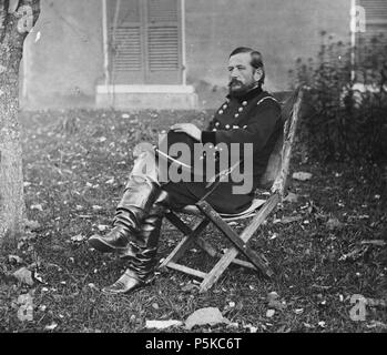 N/A. Inglese: Warrenton, Virginia. Generale Alfred Pleasonton. Settembre 1863. O'Sullivan, Timothy H., 1840-1882, fotografo 83 Alfred Pleasonton-Warrenton Foto Stock