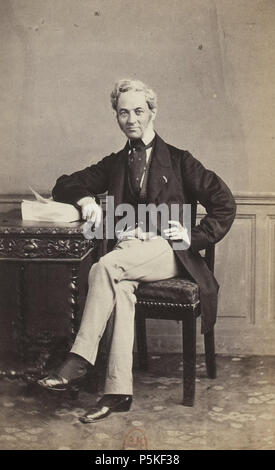 76 Album dei deputati au Corps législatif entre 1852-1857-d'Andelarre Foto Stock