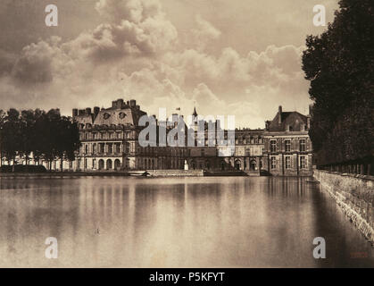 N/A. Chateau de Fontainebleau (Francia) riflettendo in acqua da Gustave Le Gray. Firmato. . Gustave Le Gray (1820-1884) nomi alternativi Jean-Baptiste-Gustave Le grigio; Jean Baptiste Gustave Le grigio; J. B. Gustave Le grigio; Gustave Legray; Jean Baptiste Gustave Legray Descrizione fotografo francese e pittore Data di nascita e morte 30 Agosto 1820 30 Luglio 1884 Luogo di nascita e morte Villiers-le-Bel vicino a Parigi, in Francia il Cairo competente controllo : Q982549 VIAF:120733584 ISNI:0000 0001 1701 3877 ULAN:500000537 LCCN:N86862125 Aprire Libreria:OL1043555A WorldCat 281 Castle riflettente nel wa Foto Stock