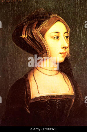 N/A. Anna Bullen Hans Holbein (1497/1498-1543) nomi alternativi Hans Holbein der Jüngere, Hans Holbein Descrizione tedesco pittore e disegnatore Data di nascita e morte 1497 o 1498 tra il 7 ottobre 1543 e 29 novembre 1543 Luogo di nascita e morte Augsburg Londra sede di lavoro Basilea (1515-1526), Lucerna (1515-1526), Venezia (1515), Bologna (1515), Firenze (1515), Roma (1515), Venezia (1517-1518), Bologna (1517-1518), Firenze (1517-1518), Roma (1517-1518), Londra (1526-1528), Basilea (1528-1532), Londra (1532-1543) Autorità di controllo : Q48319 VIAF:4945401 ISNI:0000 0001 2098 7816 Foto Stock