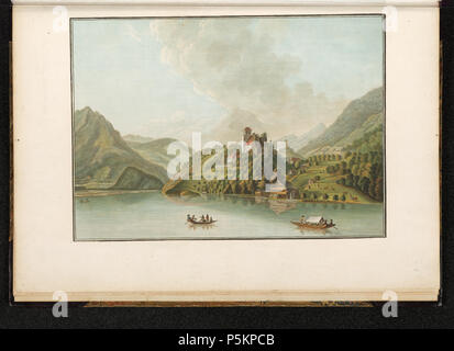 HyperFocal: 0 289 CH-NB - - Vue de Rinkenberg sur le Lac de Brienz- - Collezione Gugelmann - GS-GUGE-218-61 Foto Stock