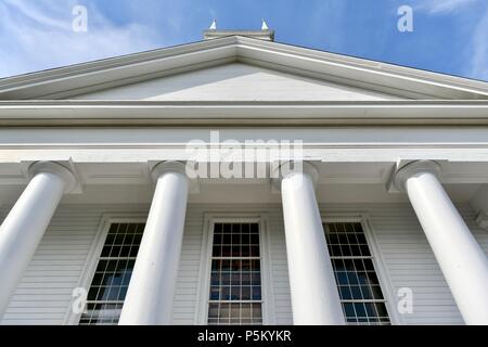 Chiesa Federated in Edgartown, Martha's Vineyard, Massachusetts, STATI UNITI D'AMERICA Foto Stock