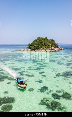 Isola Siargao Drone Foto Stock