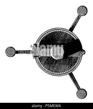 118 ARAGO Francois Astronomie Populaire T3 djvu 0282 Fig253 Foto Stock