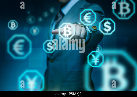 Immagine Bitcoin Foto Stock