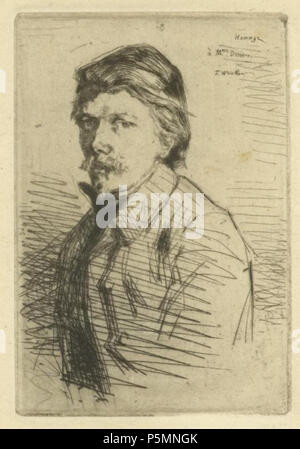 150 Auguste Delâtre 1858 da Whistler - NYPL 1605351 Foto Stock