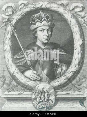 N/A. Agosto Mocny . 1697. Robert White (1645-1703) Descrizione inglese disegnatore e incisore, Data di nascita e morte 1645 1703 Luogo di nascita e morte Londra London sede di lavoro London Authority control : Q12072854 VIAF:94335191 ISNI:0000 0001 1930 8003 ULAN:500012135 LCCN:N85057360 NLA:36102164 WorldCat 151 AugustII giovani2 Foto Stock