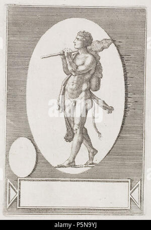 N/A. Grafik aus dem Klebeband Nr.13 der Fürstlich Waldeckschen Hofbibliothek Arolsen Motiv: (Herkules/Eracle) . tra 1600 e 1800. Sconosciuto 137 Arolsen Klebeband 13 154 Foto Stock