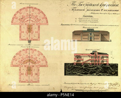 160 Babrujskaja fartecyja. Бабруйская фартэцыя (XIX) (5) Foto Stock