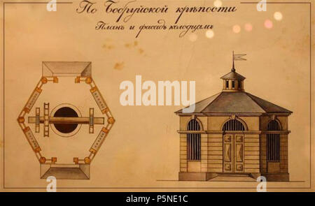 160 Babrujskaja fartecyja. Бабруйская фартэцыя (XIX) (9) Foto Stock