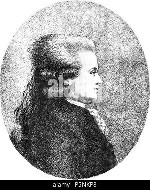 N/A. Portrait gravé de Jean-Jacques Duval d'Eprémesnil (1745-1794), magistrat et pamphlétaire français. 1789. Dessiné par Bernard et gravé par Legrand 192 Bernard Legrand Epremesnil Foto Stock