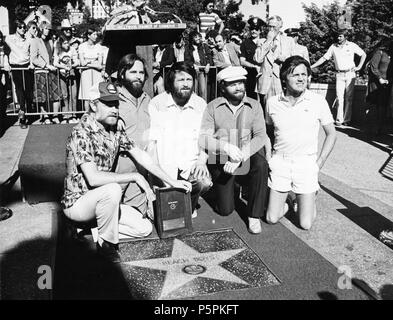 I beach boys, hollywood, Los Angeles, california, 70s Foto Stock