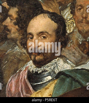 N/A. Русский: Фрагмент картины 'Сдача Бреды', на которой, по словам рассказчика, изображен капитан Алатристе. 1634. Diego Velázquez (1599-1660) nomi alternativi Velázquez; Diego Rodríguez de Silva y Velázquez; Diego Rodriguez de Silva y Velázquez; Diego Rodríguez de Silva Velázquez; Diego de Silva Velàzquez; Diego De Velázquez y Silva e Diego Rodríguez de Silva y Velasquier; Diego Velasques; Diego Rodríguez de Silva y Velasquiz; Diego Velásquez; Diego Valesquez; Diego Velasquex; Diego Velázquez y Silva e Diego de Silva Velázquez; Diego de Silva Velázquez; Diego Villasco; Diego de Velázq Foto Stock