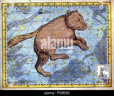 N/A. , " ", 1782 . 1782. Johann Elert Bode Bode 215 Gestirne 1782 uma Foto Stock