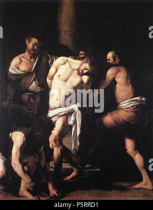 N/A. Flagellazione di Cristo del Caravaggio (1571-1610) nomi alternativi Michelangelo Merisi da Caravaggio, nome di nascita: Michelangelo Merisi Italiano: Michelangelo Merisi, detto il Caravaggio Descrizione pittore italiano Data di nascita e morte 29 Settembre 1571 18 Luglio 1610 Luogo di nascita e morte Milano Porto Ercole periodo di lavoro 1593 - 1610 Sede di lavoro Roma, Napoli, Malta, Sicilia competente controllo : Q42207 VIAF:87679282 ISNI:0000 0001 2102 8836 ULAN:500115312 LCCN:N50000558 NLA:35025773 WorldCat 270 CaravaggioFlagellation Foto Stock