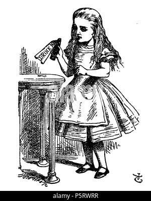 N/A. Di Alice Abenteuer im Wunderland Übersetzer: Antonie Zimmermann Titolo originale: Alice nel Paese delle Meraviglie Illustrationen: John Tenniel . 1869. Lewis Carroll (1832-1898) nomi alternativi Charles Lutwidge Dodgson Descrizione British-English scrittore, matematico e fotografo Data di nascita e morte 27 Gennaio 1832 14 gennaio 1898 Luogo di nascita e morte Daresbury, Cheshire, Inghilterra Guildford, Surrey, Inghilterra periodo di lavoro 1854 al 1898 sede di lavoro Inghilterra competente controllo : Q38082 VIAF:66462036 ISNI:0000 0001 2137 136X ULAN:500027372 LCCN:N79056546 NLA:35039311 WorldCa Foto Stock