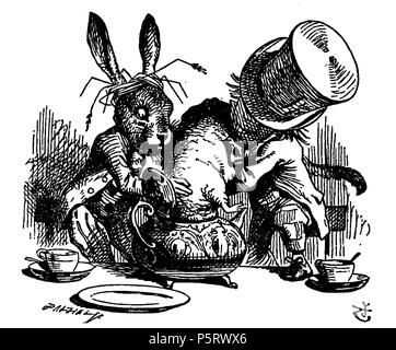 N/A. Di Alice Abenteuer im Wunderland Übersetzer: Antonie Zimmermann Titolo originale: Alice nel Paese delle Meraviglie Illustrationen: John Tenniel . 1869. Lewis Carroll (1832-1898) nomi alternativi Charles Lutwidge Dodgson Descrizione British-English scrittore, matematico e fotografo Data di nascita e morte 27 Gennaio 1832 14 gennaio 1898 Luogo di nascita e morte Daresbury, Cheshire, Inghilterra Guildford, Surrey, Inghilterra periodo di lavoro 1854 al 1898 sede di lavoro Inghilterra competente controllo : Q38082 VIAF:66462036 ISNI:0000 0001 2137 136X ULAN:500027372 LCCN:N79056546 NLA:35039311 WorldCa Foto Stock