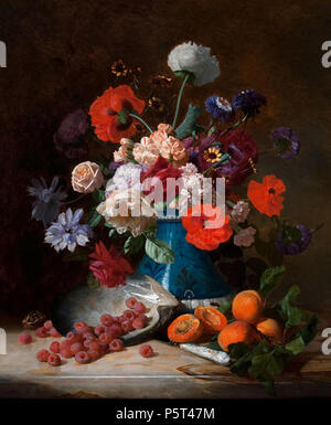 N/A. Inglese: David Emil Joseph de Noter 1818-1892 Frutta e fiori, xix secolo Olio su tela, 32 x 27 in. Woodmere Art Museum (Philadelphia) . Xix secolo. David De Noter (1818-1892) nomi alternativi David Emile Joseph de Noter, David De Noter Descrizione pittore belga Data di nascita e morte 24 Giugno 1818 21 gennaio 1892 Luogo di nascita e morte Gand Saint Eugène Bologhine (Algeri) luogo di lavoro Gand, Bruxelles, Parigi, Algeri competente controllo : Q2226513 VIAF:95876110 ISNI:0000 0000 7858 844X ULAN:500031563 RKD:20870 416 David de Noter Frutta e fiori Foto Stock