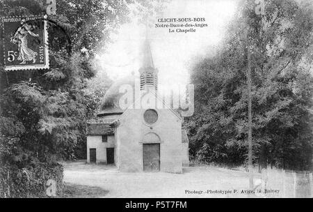 N/A. Français : La Chapelle Notre Dame des Anges à Clichy-sous-Bois au debutto xxo du siècle. 1660. P. Avice 324 Chapelle-Notre-Dame des Anges Foto Stock