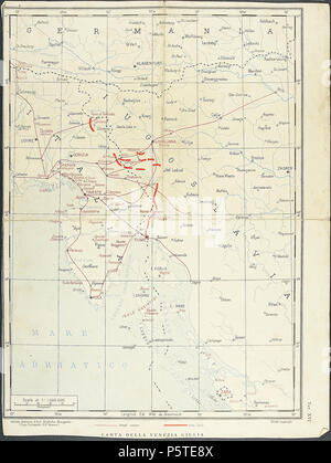 N/A. Italiano: Carta della Venezia Giulia. Xix secolo. G. O. Dossena 278 Carta della Venezia Giulia del XIX secolo Foto Stock