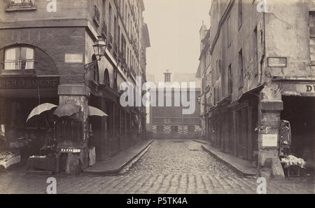 N/A. Inglese: Rue du Contrat Social de la rue de la tonnellerie . seconda metà del XIX secolo. Charles Marville (1813-1879) nomi alternativi Charles François Bossu Descrizione fotografo francese Data di nascita e morte 17 Luglio 1813 1 Giugno 1879 Luogo di nascita e morte Parigi Parigi sede di lavoro Francia competente controllo : Q329387 VIAF:64053703 ISNI:0000 0001 2136 4768 ULAN:500022569 LCCN:N82036602 GND:119309874 WorldCat 328 Charles Marville, Rue du Contrat Social de la rue de la tonnellerie Foto Stock