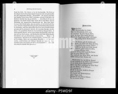 W. Hauffs Werke. Caldaia a recupero. von Max Mendheim. Kritisch durchgesehene und erläuterte Ausgabe. 4 Bände. Lpz., Wien, Bibliographisches Institut, (1891-1909). Band I. Hauffs Leben und Werke; Gedichte; Lichtenstein;. de: Dies ist ein Scan des historischen Buches: en: questa è una scansione del documento storico: Wilhelm Hauff (1802-1827) 429 De Wilhelm Hauff Bd 1 025 Foto Stock