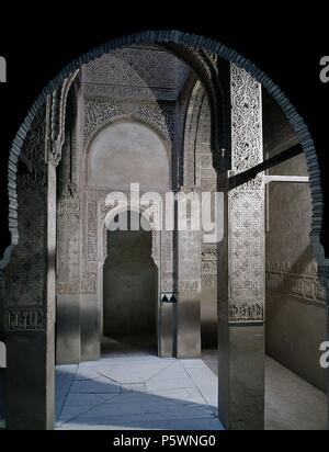 TORRE CAUTIVA O QALAHURRA DE YUSUF I. UBICAZIONE: ALHAMBRA-TORRE DE LA CAUTIVA, Granada, Spagna. Foto Stock