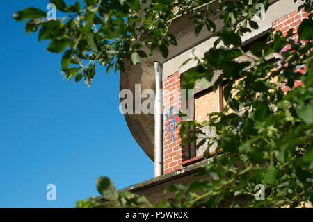 Hotel Kosmos, un hotel abbandonato nei pressi di Dranouter, in Belgio Foto Stock