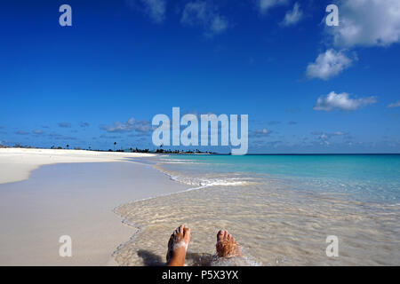 Falmouth Superyacht Dock, Antigua Foto Stock