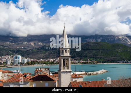Bella cittadina balneare sul mare resort Foto Stock