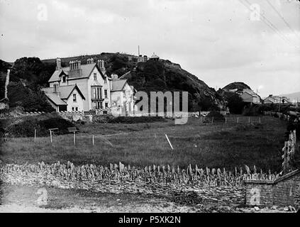 [Craig-y-Don, Aberdyfi] [GRAPHIC].. 1 negativi : vetro, piastra a secco, b&W ; 12 x 16,5 cm. circa 1885. Thomas, Giovanni, 387 Craig-y-Don, Aberdyfi NLW3362765 Foto Stock