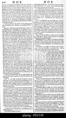 N/A. Français : Encyclopédie ou Dictionnaire raisonné des sciences des Arts et des métiers, volume 8. Dal 1751 fino al 1772. Denis Diderot et Jean le Rond d'Alembert. 511 ENC 8-0310 Foto Stock