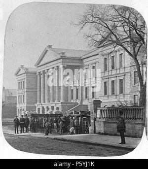 N/A. Inglese: fotografia, Casa Corte, Notre Dame Street, Montreal, QC, 1859-60, sali di argento su carta applicata su carta - processo di albume - 10 x 8 cm Français : Photographie di Palais de Justice, rue Notre-dame, Montréal, QC, 1859-1860, Sels d'argent sur papier monté sur papier - Papier albuminé - 10 x 8 cm . circa 1859-60. William Notman (1826-1891) nomi alternativi William McFarlane Notman Descrizione fotografo canadese e commercianti Data di nascita e morte 8 Marzo 1826 25 Novembre 1891 Luogo di nascita e morte Paisley, Scozia Montreal, Quebec, Canada la posizione di lavoro di Montreal, Q Foto Stock