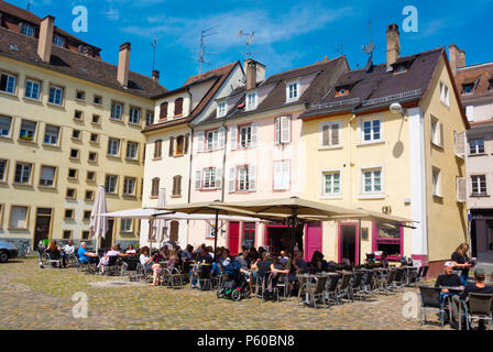 Place du Marche Gayot, Grande Ile, Strasburgo, Alsazia, Francia Foto Stock