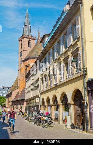 Grand'Rue, Grande Ile, Strasburgo, Alsazia, Francia Foto Stock