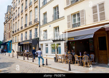 Posizionare Dauphine, Ile de la Cite, Parigi, Francia Foto Stock