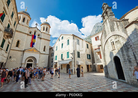 Cattaro città vecchia Montenegro Foto Stock