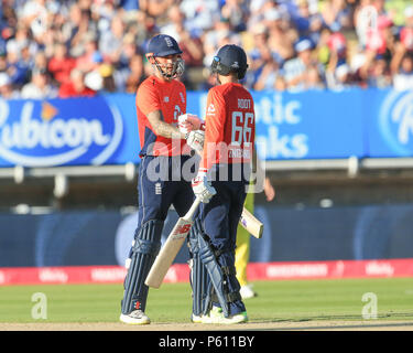 Birmingham, Regno Unito, mercoledì 27 giugno 2018 ,mercoledì 27 giugno 2018 , Edgbaston, Birmingham, vitalità si20 serie Edgbaston England v Australia; Credito: News immagini /Alamy Live News Foto Stock