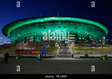 San Pietroburgo, Russia. 26 GIU, 2018. Una vista generale di San Pietroburgo Stadium dopo il 2018 Coppa del Mondo FIFA Gruppo D match tra Nigeria e Argentina a San Pietroburgo Stadium il 26 giugno 2018 a San Pietroburgo, Russia. (Foto di Daniel Chesterton/phcimages.com) Credit: Immagini di PHC/Alamy Live News Foto Stock