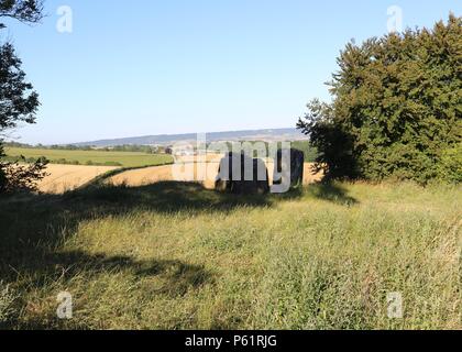 Coldrum Long Barrow , Trottiscliffe , Kent Foto Stock