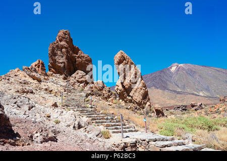 Volcan Teide, isola di Tenerife Foto Stock