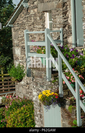 Viste e panorami in ed intorno a Ambleside oltre il Lago di Windermere, Cumbria, Regno Unito Foto Stock