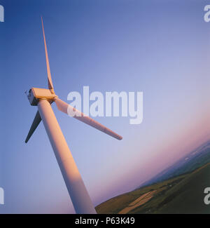 Rurale della turbina eolica. Foto Stock