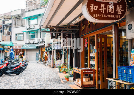 Nuova Città di Taipei, Taiwan - 30 Aprile 2018 : ceramiche Yingge street Foto Stock