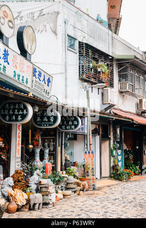 Nuova Città di Taipei, Taiwan - 30 Aprile 2018 : ceramiche Yingge street Foto Stock