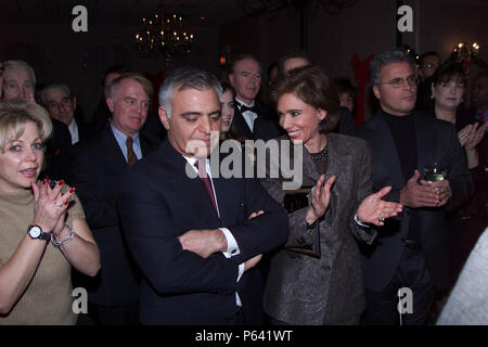 Albert Pirro e sua moglie Jeanine Pirro durante il 2000 Whitney Radio Awards nel Bronx dove Albert ha ricevuto il cittadino dell'anno in dicembre, 11, 2000. Foto di Francesco Specker Foto Stock